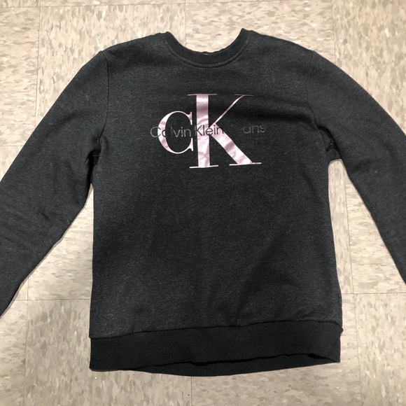 Calvin Klein Jeans Dark Grey Sweater - Picture 1 of 2